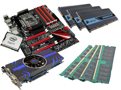 Upgrades to computers and laptops of memor graphics etc